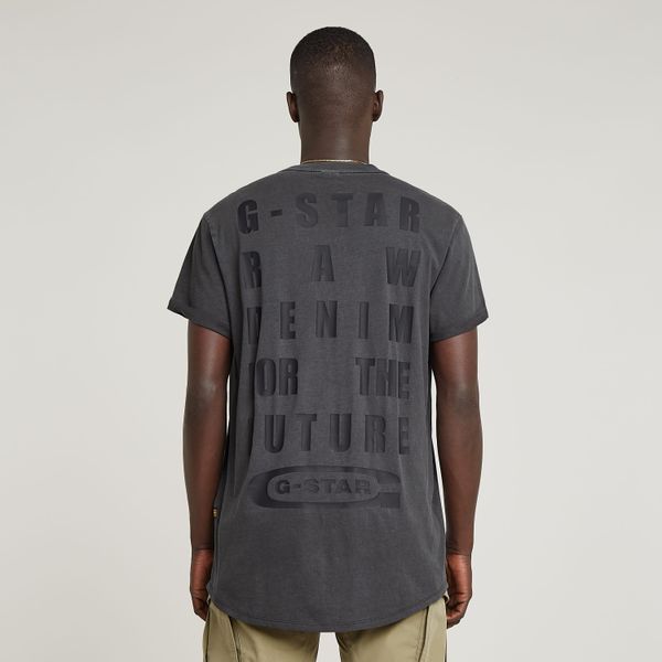 G-STAR T-Shirt Text Back Overdyed Lash günstig online kaufen