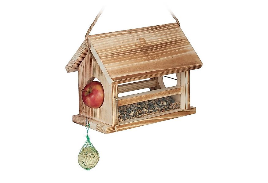 relaxdays Vogelhaus Wetterfestes Vogelfutterhaus günstig online kaufen