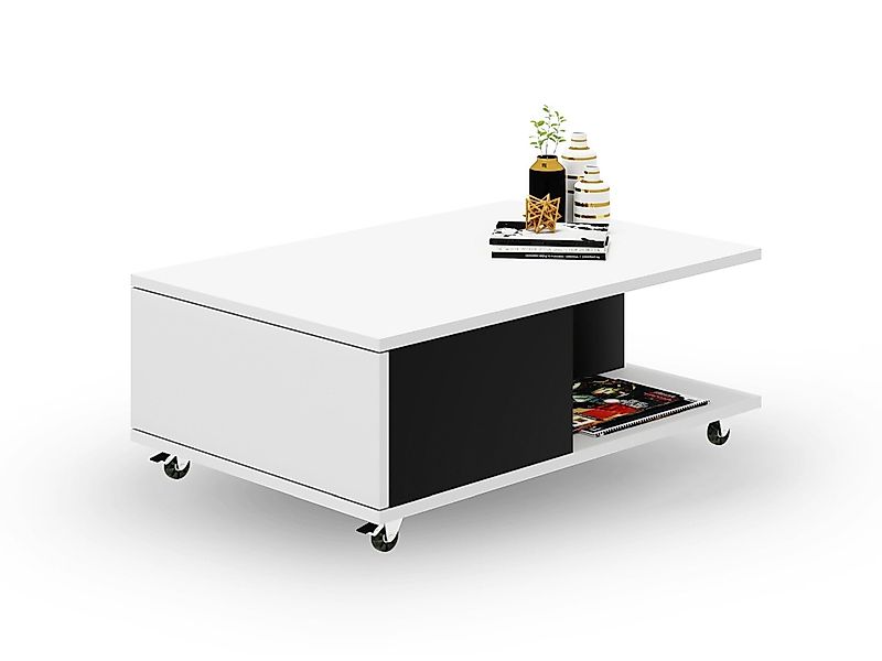 Mazzoni Couchtisch Vienna Weiß matt / günstig online kaufen