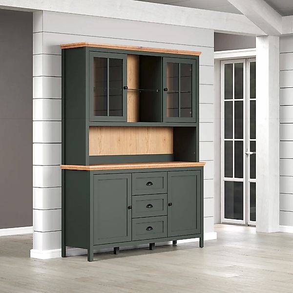 Home affaire Buffet "Vienna", (Set, 2 St.), Küchenbuffet im Landhausstil, i günstig online kaufen