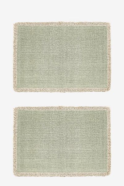 Next Platzset Geflochtene Platzsets mit Fransen, 4er-Set, (4-St) günstig online kaufen