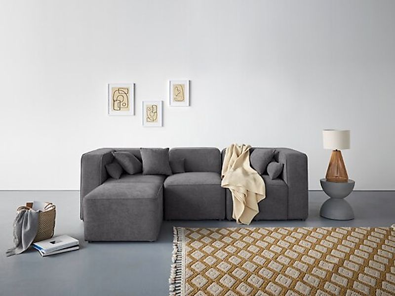Home affaire 3-Sitzer »Sundstrup L-Form« Modulserie, individuelle Zusammens günstig online kaufen