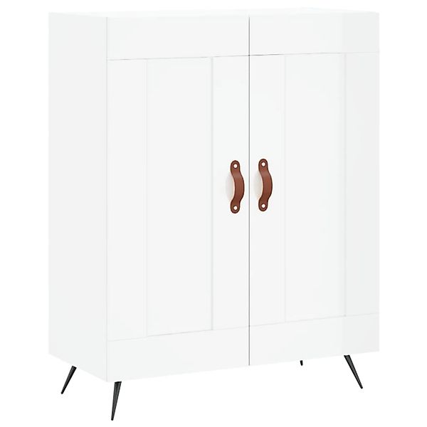 vidaXL Sideboard Hochglanz-Weiß 69,5x34x90 cm Holzwerkstoff 830166 günstig online kaufen