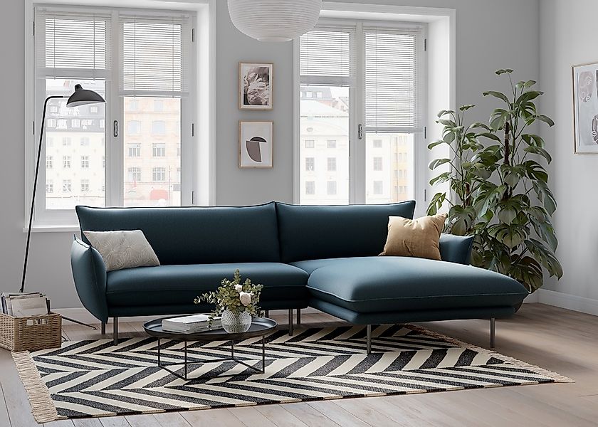 OTTO home Ecksofa "Stine L-Form" Besonderes Design durch Kissenoptik und Ke günstig online kaufen