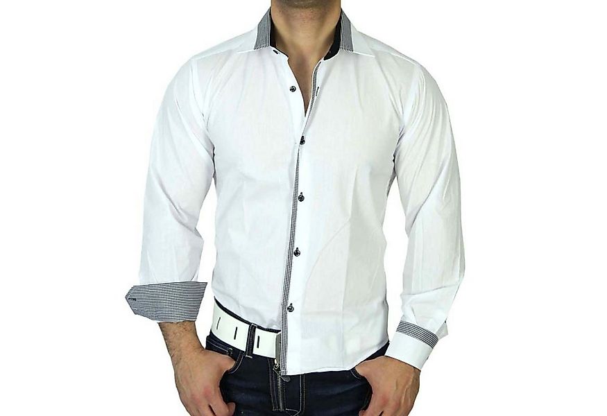 Baxboy Langarmhemd Baxboy Langarmhemd modernes und zeitloses Herren Hemd P- günstig online kaufen