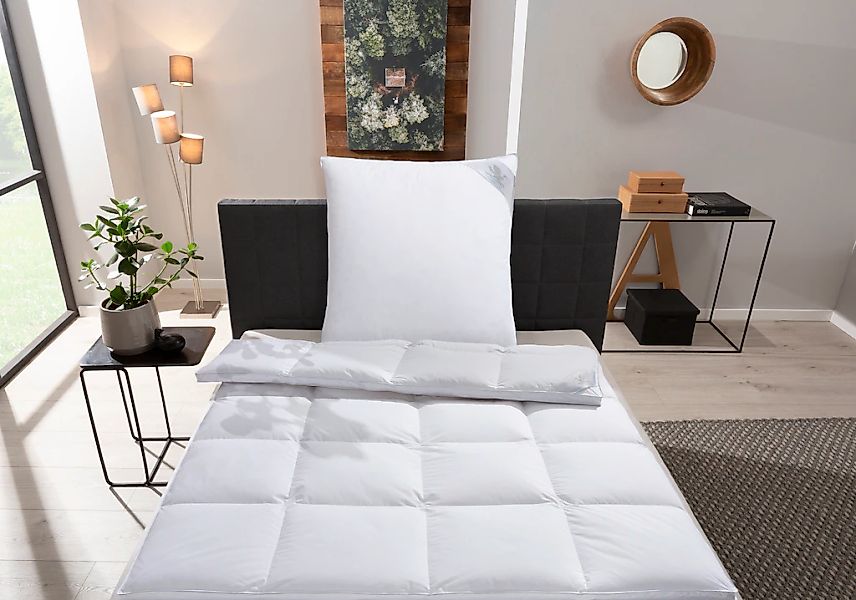 Otto Keller Daunenbettdecke + Kopfkissen "Star, Decke mit Kissen, verschied günstig online kaufen