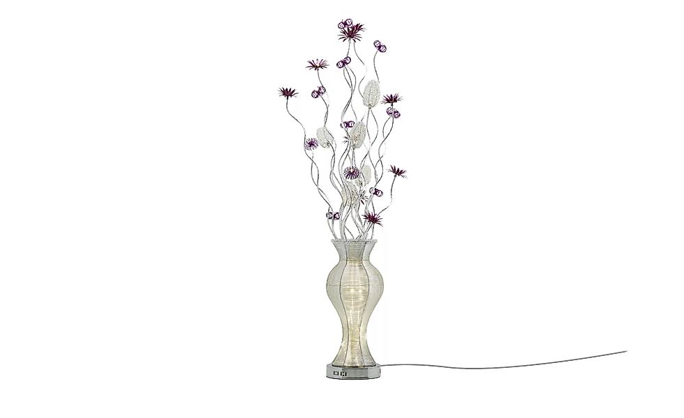 KHG LED-Stehleuchte, Vasenform ¦ silber ¦ Maße (cm): B: 30 H: 130 T: 25 Lam günstig online kaufen