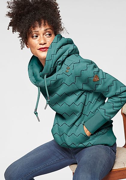 Ragwear Kapuzensweatshirt GRIPY BUTTON CHEVRON O günstig online kaufen
