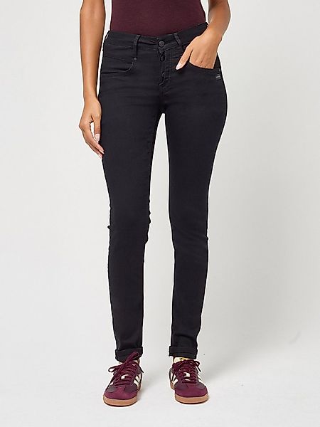 GANG Skinny-fit-Jeans 94MEDINA mit stylischer halb offener Knopfleiste günstig online kaufen
