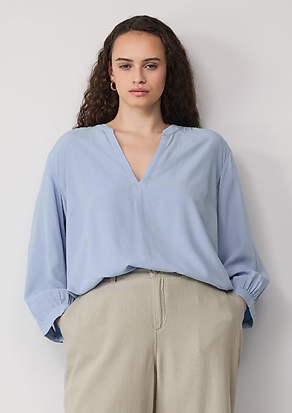 QS Langarmbluse Bluse aus Viskose mit günstig online kaufen