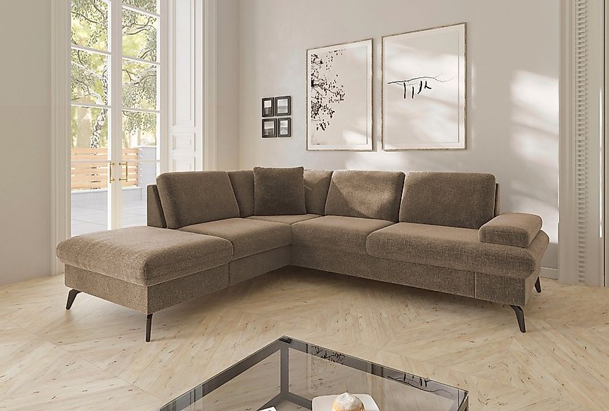 sit&more Ecksofa "Morris Jubi L-Form, B: 238 cm" mit Armteilfunktion & 1 Zi günstig online kaufen