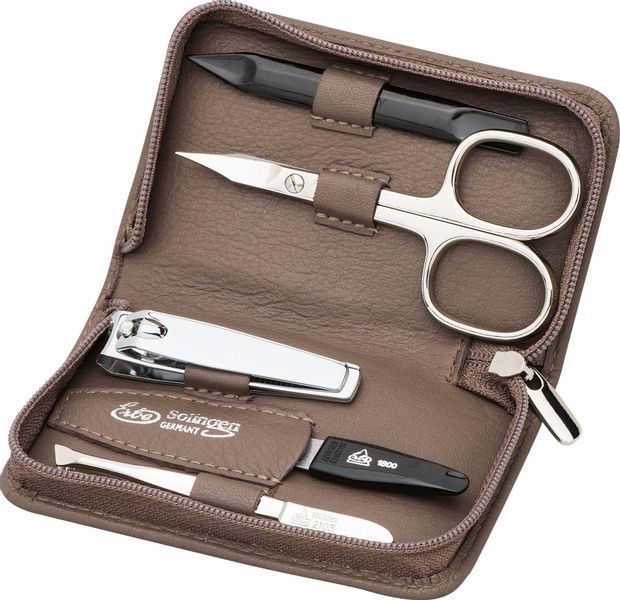 ERBE Maniküre-Etui Siena, 5 tlg., Lederetui günstig online kaufen