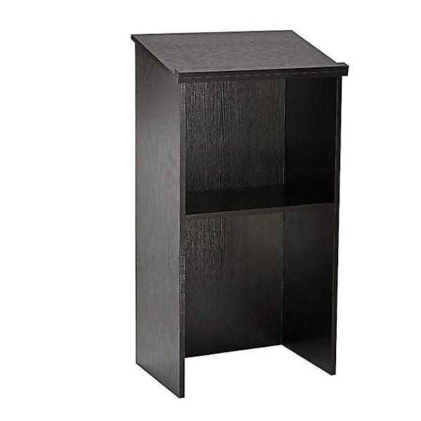 Costway Stehpult Stehtisch für Klassenzimmer mit Ablagefläche Schwarz günstig online kaufen