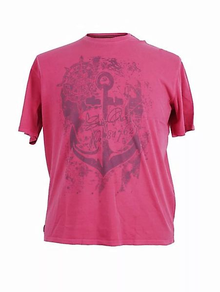 redfield Print-Shirt XXL Rundhals T-Shirt Vintage von Redfield, beere günstig online kaufen
