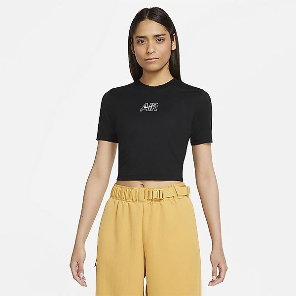 Nike Sportswear Slim Crop Air Kurzärmeliges T-shirt XS Black günstig online kaufen