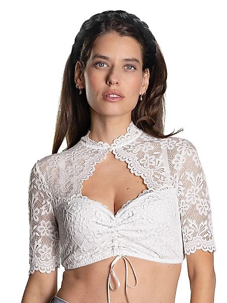 Nina Von C. Dirndlbluse Dirndlbluse halbarm günstig online kaufen