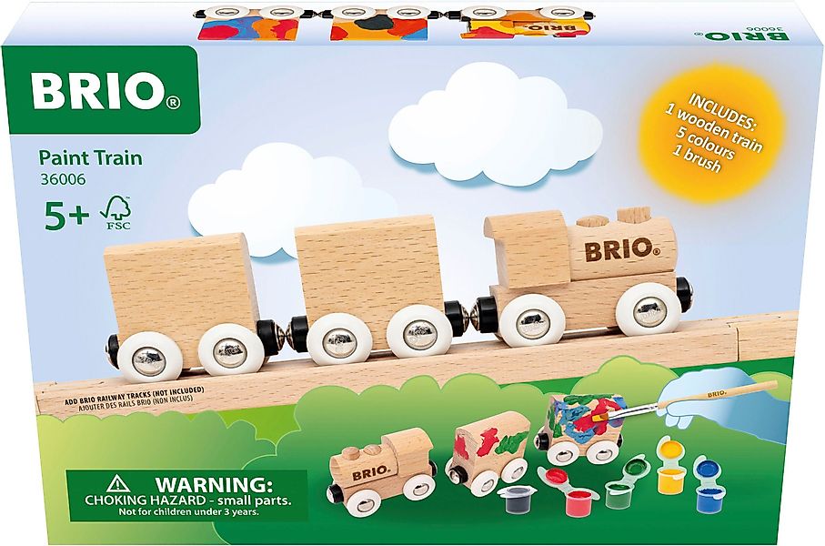 BRIO® Spielzeug-Zug Holzzug zum Anmalen, Made günstig online kaufen