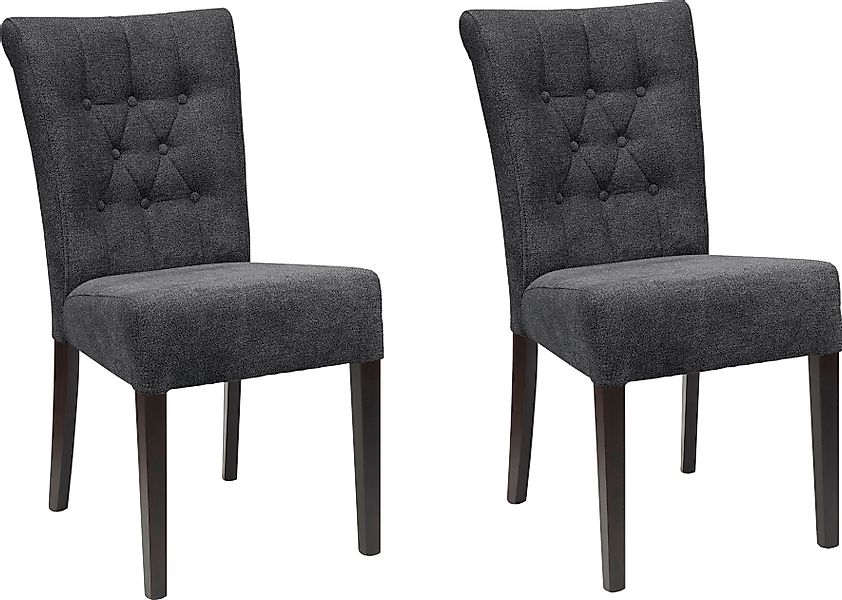 Home affaire Esszimmerstuhl »Queen BESTSELLER«, (Set), 4 St., Feinstruktur, günstig online kaufen