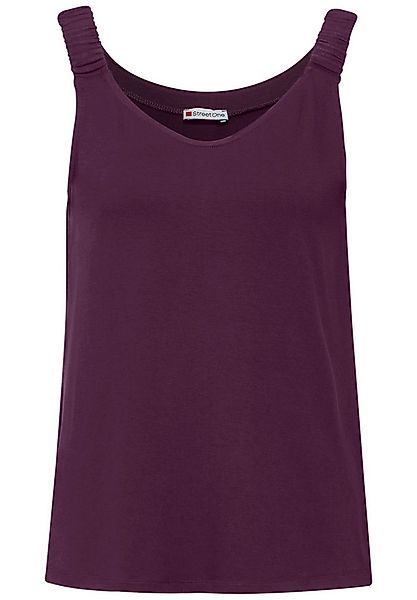 STREET ONE Shirttop Top mit V-Neck (1-tlg) günstig online kaufen