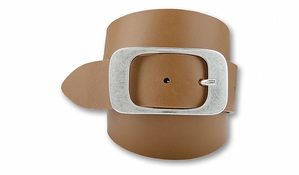 BERND GÖTZ Ledergürtel "Ledergürtel mit auffallender, flächiger Schließe" günstig online kaufen