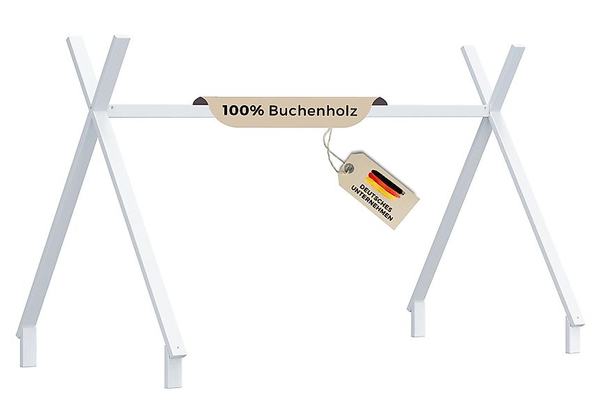 Alavya Home® Kinderbett Bodenbett "TITAN" DACH günstig online kaufen