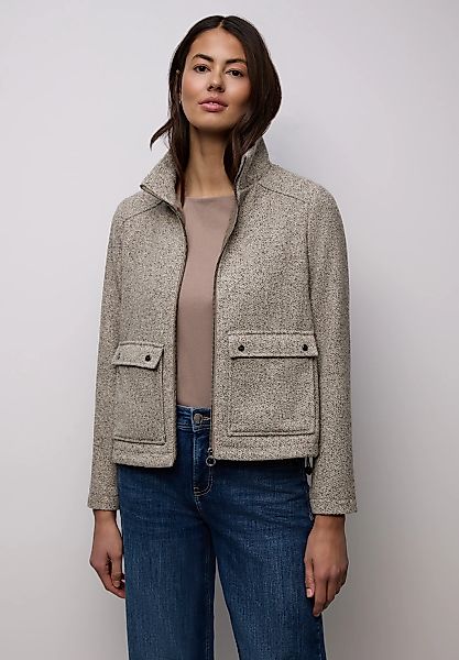 STREET ONE STUDIO Kurzjacke ohne Kapuze mit Tunnelzugsaum günstig online kaufen