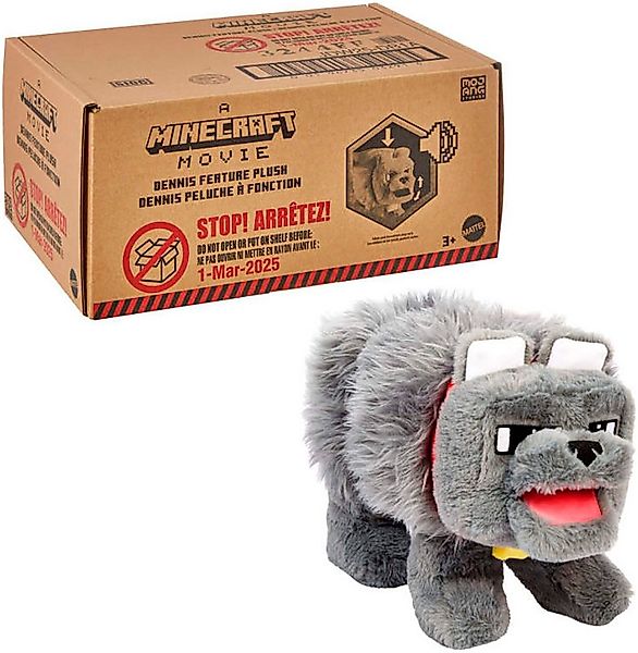Mattel® Plüschfigur Minecraft, Dennis the Wolf Deluxe, mit Sound günstig online kaufen
