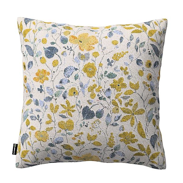 Kissenhülle Mia, blau-gelb, 50 x 50 cm, Cosy Home (145-16) günstig online kaufen