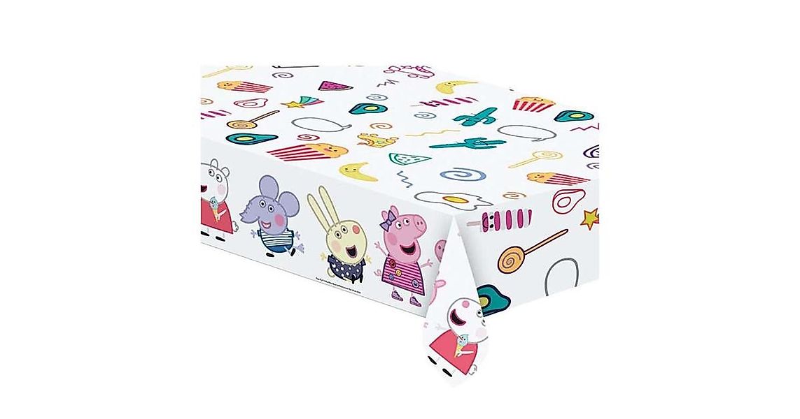 Procos Hängedekoration Tischdecke PVC Peppa Pig 120x180cm günstig online kaufen