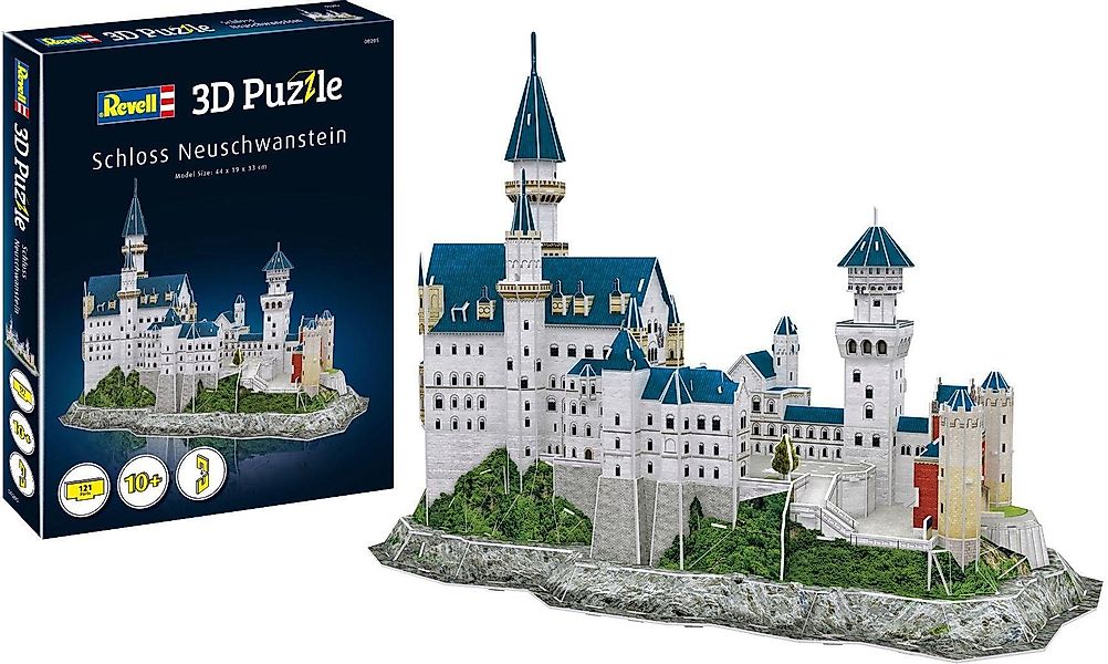 Revell® 3D-Puzzle Schloss Neuschwanstein, 121 Puzzleteile günstig online kaufen