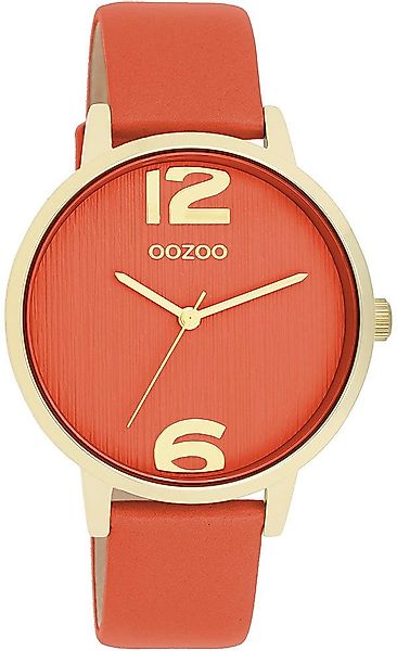 OOZOO Quarzuhr C11341, Armbanduhr, Damenuhr, Lederarmband günstig online kaufen