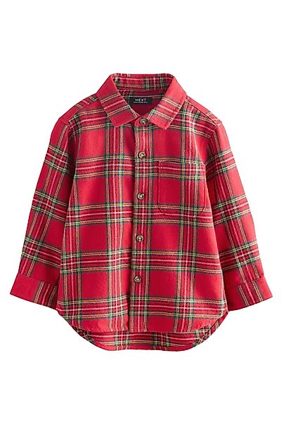 Next Langarmhemd Karertes Langarmhemd, Weihnachten (1-tlg) günstig online kaufen