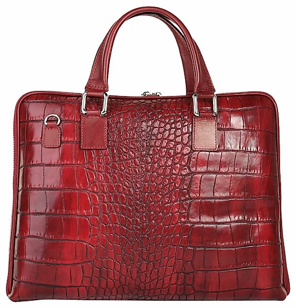 Samantha Look Aktentasche echt Leder, Made in Italy günstig online kaufen