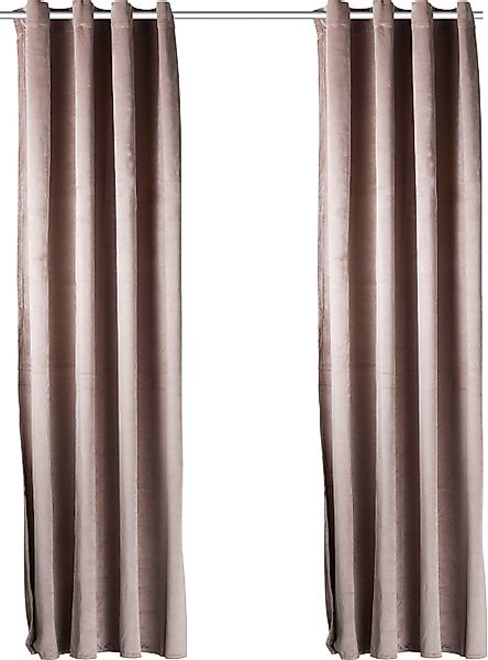 my home Vorhang Velvet Uni, Ösen günstig online kaufen