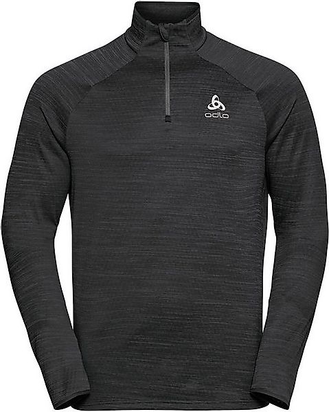 Odlo Langarmshirt Mid layer 1/2 zip RUN EASY WAR BLACK MELANGE günstig online kaufen