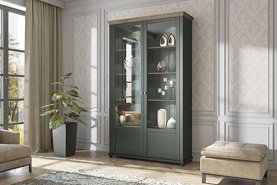 Home affaire Vitrine "Evora", 200 x 126cm günstig online kaufen