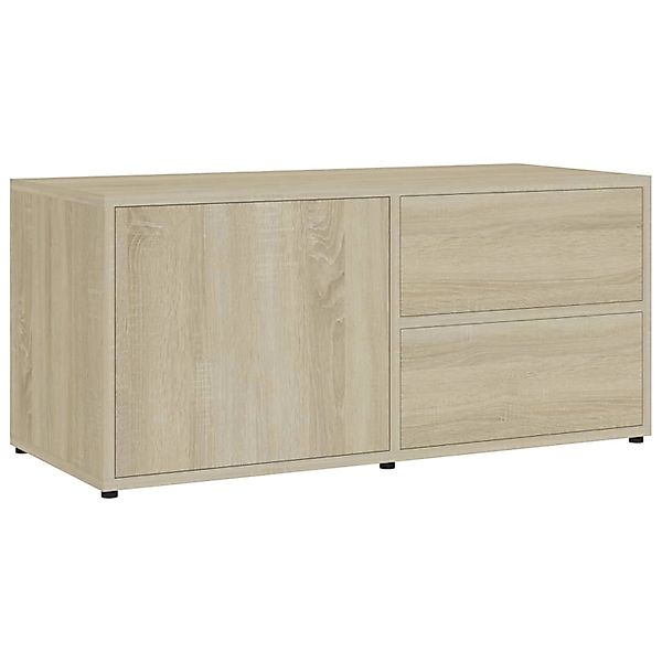 Tv-schrank Sonoma-eiche 80x34x36 Cm Spanplatte günstig online kaufen
