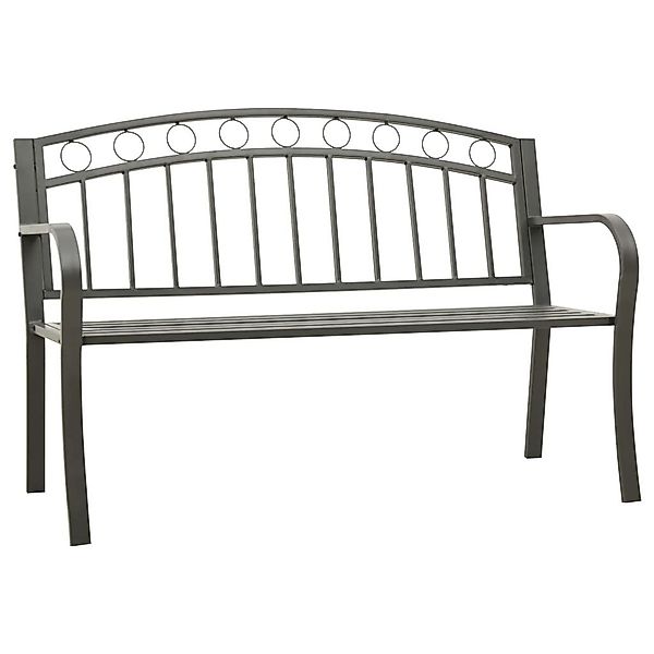 vidaXL Gartenbank Gartenbank Grau 120 cm günstig online kaufen