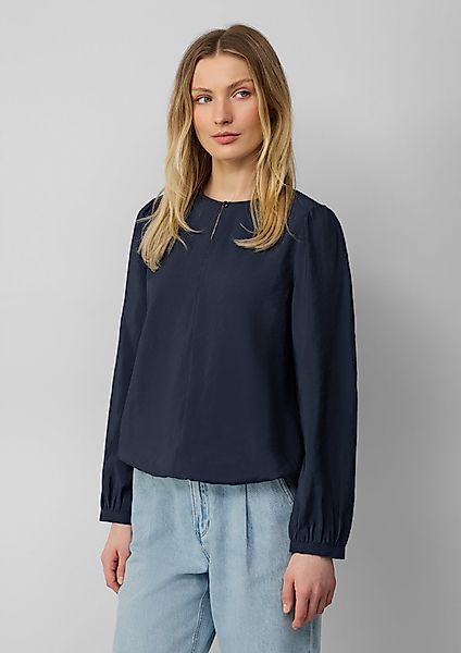 s.Oliver Langarmbluse Bluse mit Puffärmeln im günstig online kaufen