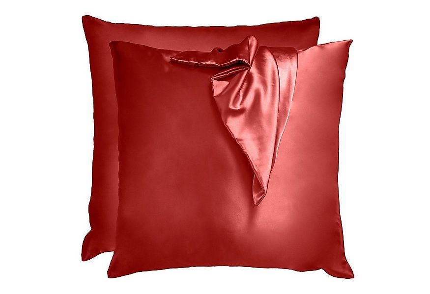 Komfortec Kissenbezug Mikrofaser Satin Kopfkissenbezug für Haar und Haut, ( günstig online kaufen