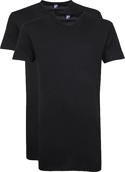 Alan Red Vermont V-Ausschnitt T-Shirt Black 2er-Pack - Größe L günstig online kaufen