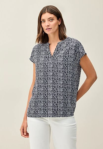 Cecil Kurzarmbluse, mit All-Over Print günstig online kaufen