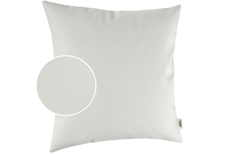 Kisska Dekokissen Kissenhülle KUMO atmungsaktive Kunstleder Kissenbezug Zie günstig online kaufen