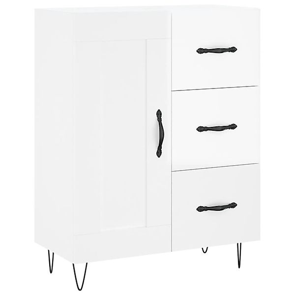 vidaXL Sideboard Hochglanz-Weiß 69,5x34x90 cm Holzwerkstoff 830254 günstig online kaufen