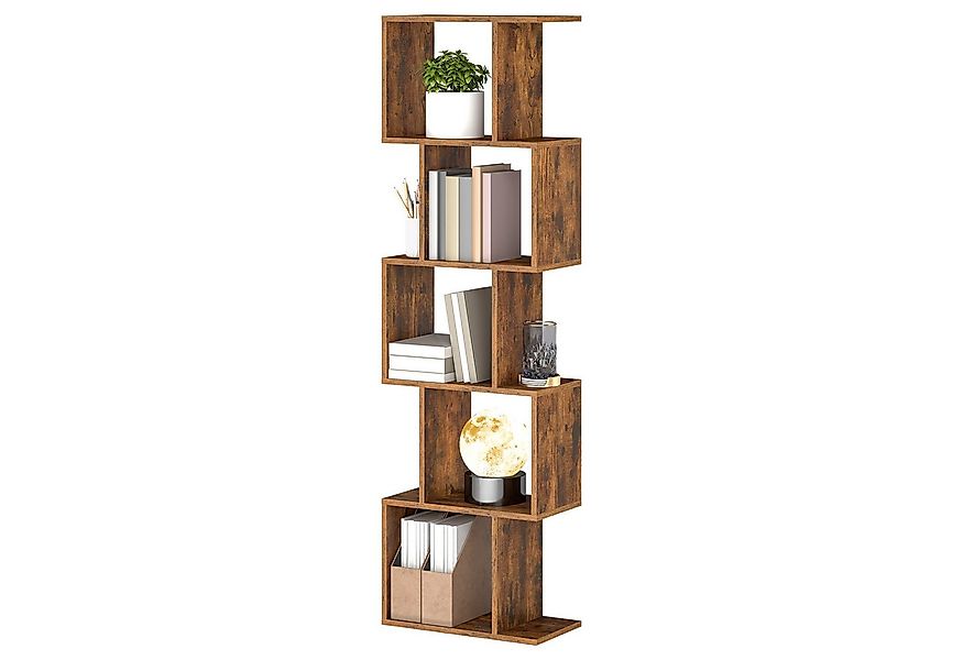 VASAGLE Bücherregal, 6 stöckiges Bücherregal, 24 x 40 x 191 cm, Standregal, günstig online kaufen