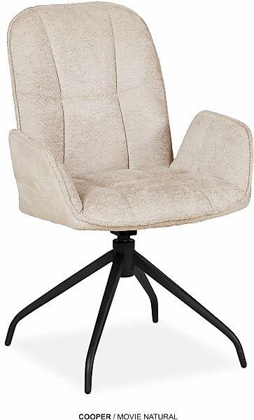 OMG Design Esszimmerstuhl "Cooper" (Set) 2 Stk.Drehstuhl mit auto-return, A günstig online kaufen