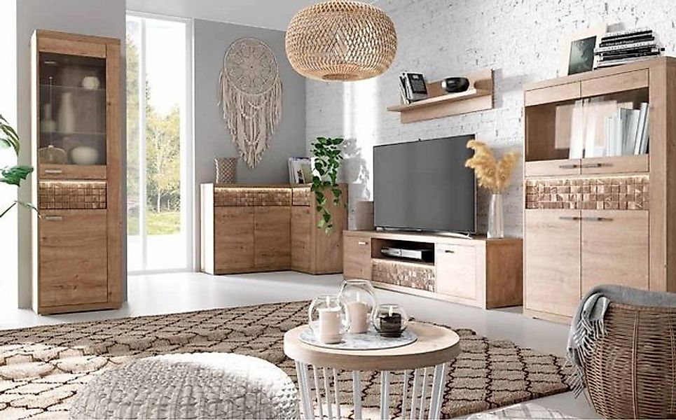 99rooms Vitrine Nerimo (Standvitrine, Glasvitrine) wahlweise mit LED-Beleuc günstig online kaufen