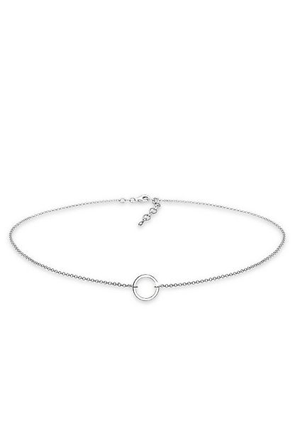 Elli Collier Choker Anhänger Kreis Rund 925 Silber günstig online kaufen