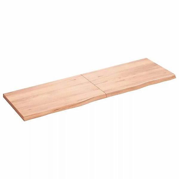 vidaXL Waschtischplatte Hellbraun 160x50x4 cm Massivholz Behandelt günstig online kaufen