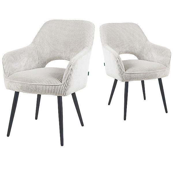 DUBI Möbel Polsterstuhl Mika-Nils 2er-Set, Federkern, günstig online kaufen